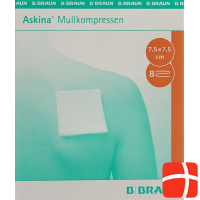 Askina Mullkompresse Steril 7.5cmx7.5cm 25x 2 Stück