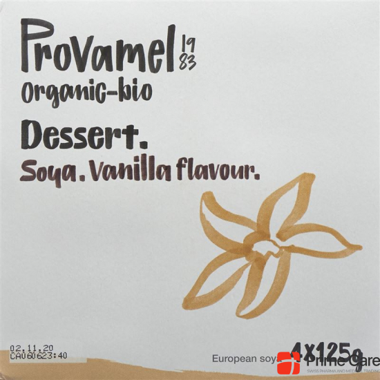 Provamel Bio Soja Dessert Vanille 4x 125g buy online