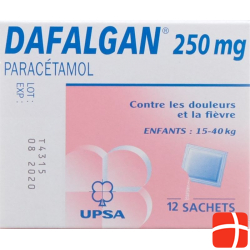 Dafalgan 250mg 12 Beutel