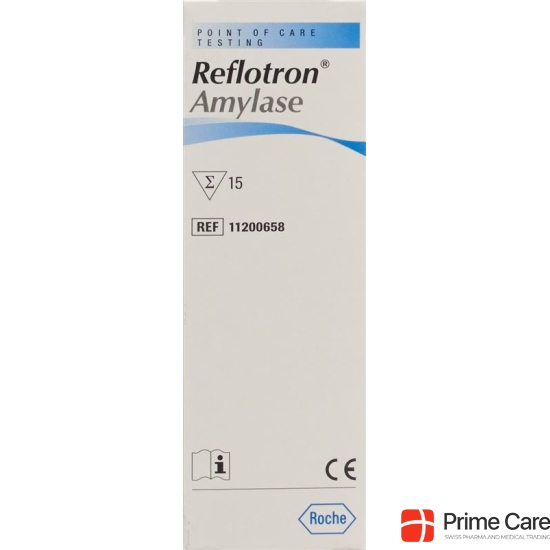 REFLOTRON amylase test strips 15 pcs