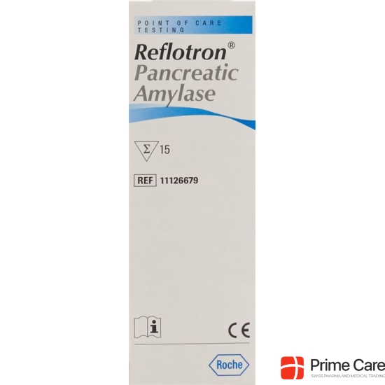 REFLOTRON pancreatic amylase test strips 15 pcs