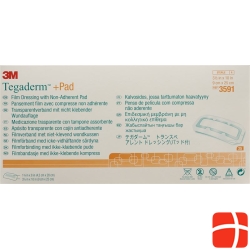 3M Tegaderm + Pad 9x25cm / Wundkissen 4.5x20cm 25 Stück