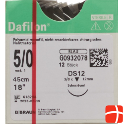 Dafilon 45cm Blau Dose 12 5-0 12 Stück