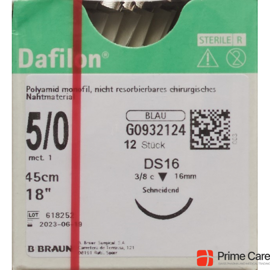 Dafilon 45cm Blau Dose 16 5-0 12 Stück buy online