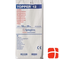Topper 12 Einmal-Kompressen 10x20cm Unsteril 200 Stück