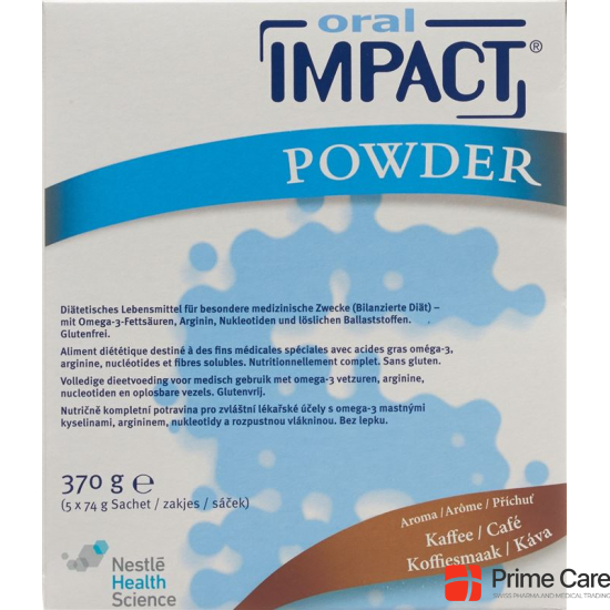 Impact Oral Immunonutrition Pulver Kaffee 5 Beutel 74g buy online