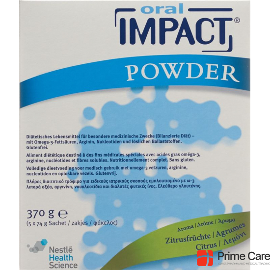 Impact Oral Immunonutrition Pulver Citrone 5 Beutel 74g buy online