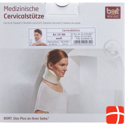 Bort Cervical Stütze 7.5cm -38cm Grösse S Weiss