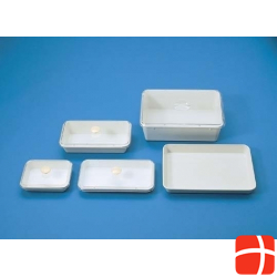 Semadeni plastic tray 19x15x4cm melamine white