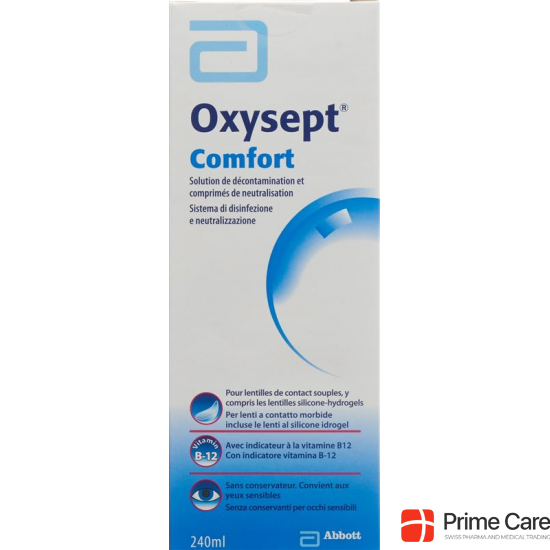 Oxysept Comfort Lösung + Tabletten Kombi 240ml buy online