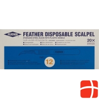 Feather Skalpell 1x Nr 12 20 Stück