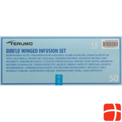 Terumo Surflo Perfusionsbesteck mit Flügelkanüle 21g 0.8x19mm Grün 50 Stück