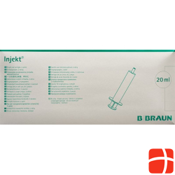 Braun Injektionsspritze 20ml Luer 2-teilig Exzentrisch 100 Stück