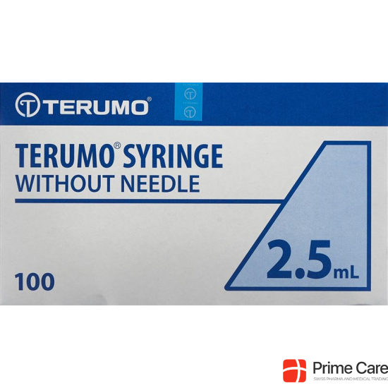 Terumo Injektionsspritzen 3-teilig 2.5ml Zentrisch 100 Stück buy online