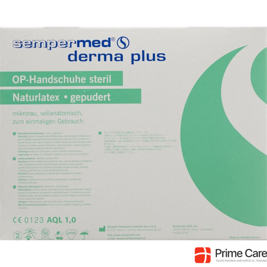 Sempermed Derma Plus surgical gloves 7 50 pairs buy online