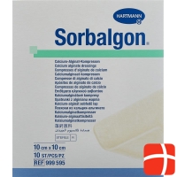 Sorbalgon Kompressen 10x10cm Steril 10 Stück