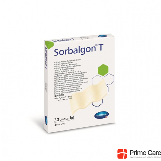 Sorbalgon T Tamponaden Streifen 2g/30cm Beutel 5 Stück buy online