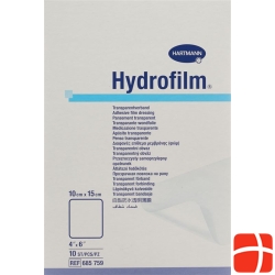 Hydrofilm Wundverband Film 10x15cm Transparent 10 Stück