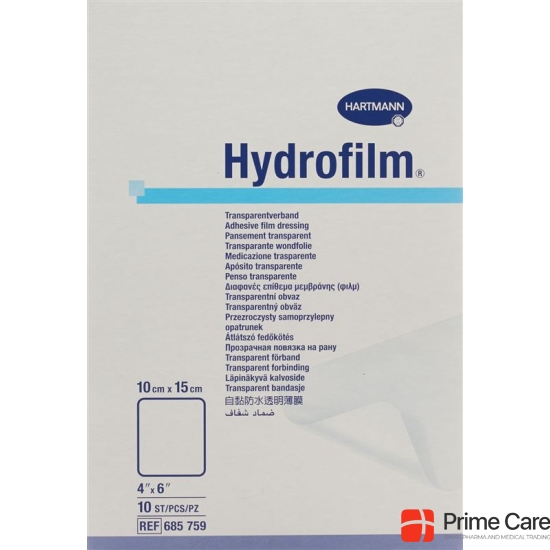 Hydrofilm Wundverband Film 10x15cm Transparent 10 Stück buy online