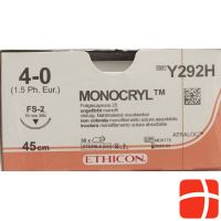 Monocryl 45cm Ungefaerbt 4-0 Fs-2 36 Stück