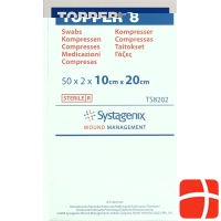 Topper 8 Einmal-Kompressen 10x20cm Steril 50 Beutel à 2 Stück