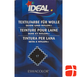Ideal Wolle Color No17 Schwarz 30g