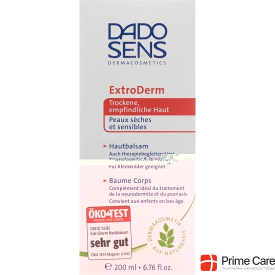 Dado Sens Extroderm Hautbalsam 200ml buy online