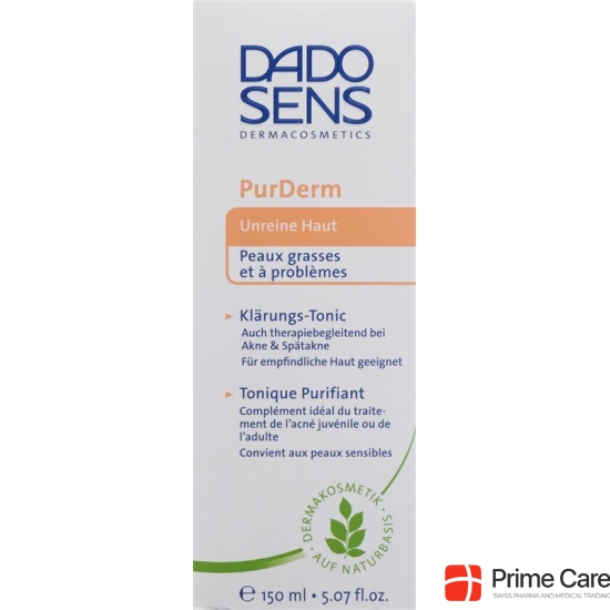 Dado Sens Purderm Klaerungstonic 150ml buy online