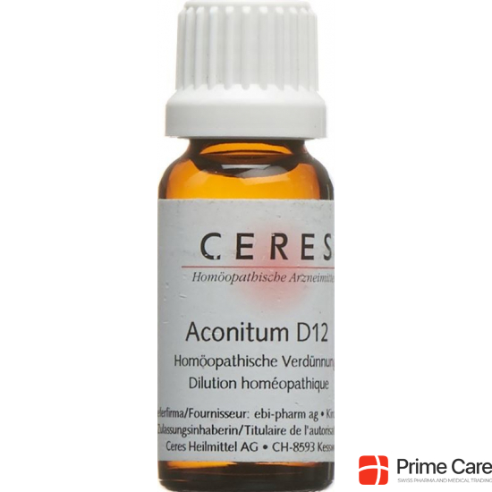 Ceres Aconitum D 12 Dilution 20ml buy online