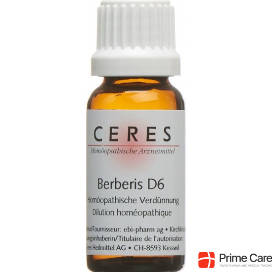 Ceres Berberis D 6 Dilution 20ml buy online