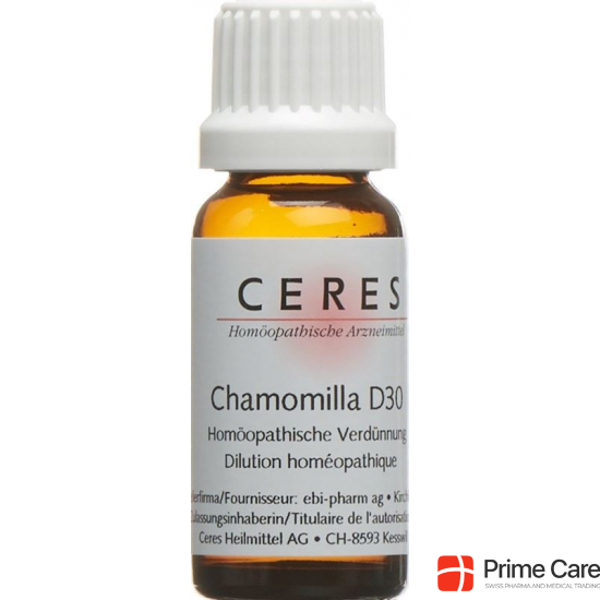 Ceres Chamomilla D 30 Dilution 20ml buy online