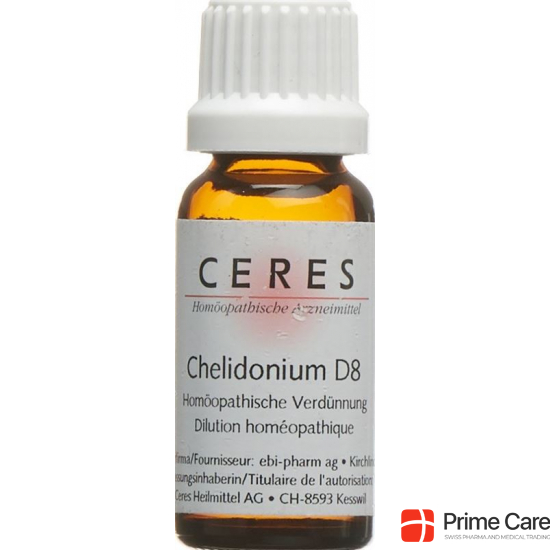 Ceres Chelidonium D 8 Dilution 20ml buy online