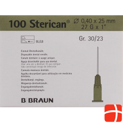 Sterican Nadel Dent 27g 0.4x25mm Grau 100 Stück