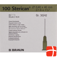 Sterican Nadel Dent 27g 0.4x40mm Grau 100 Stück