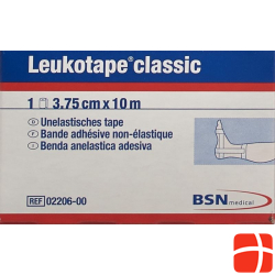 Leukotape Classic unelastische Klebebinde 10m x 3.75cm Weiss