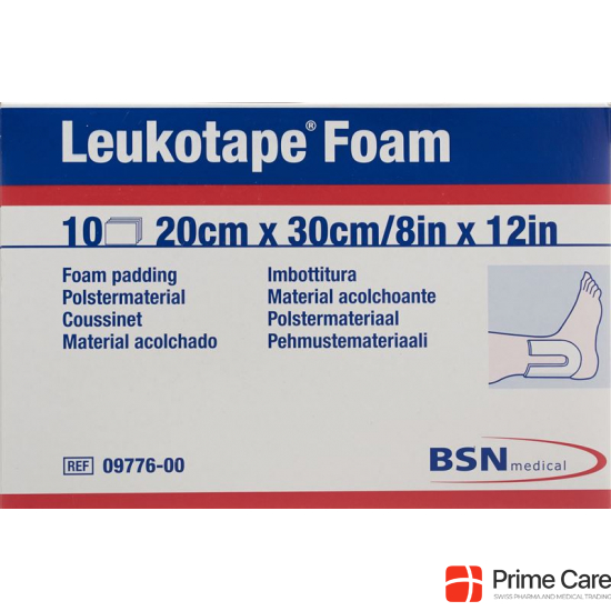 Leukotape Foam Polstermaterial 20x30cm 10 Stück buy online