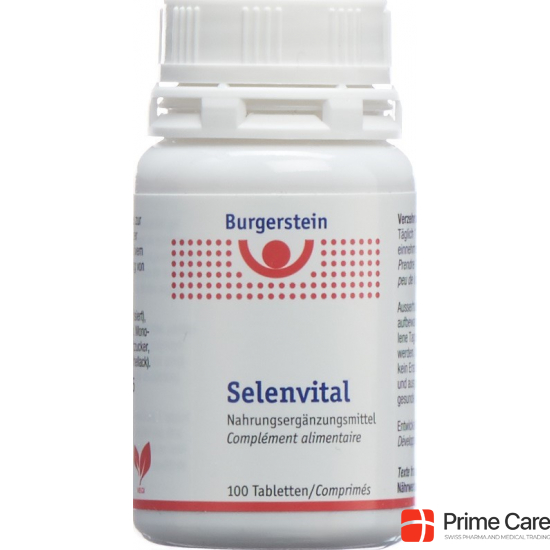 Burgerstein Selenvital tablets 100 pieces buy online