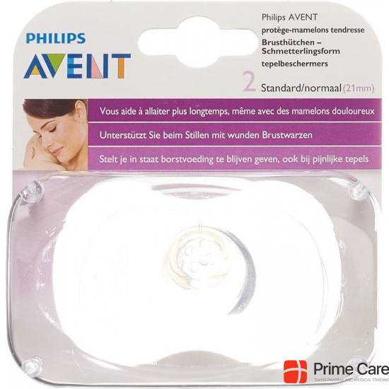 Avent Philips Brusthuetchen Schmetterling Normal 2 Stück buy online