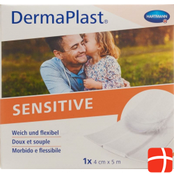 Dermaplast Sensitive Quick Bandage Whitze 4cmx5m Roll