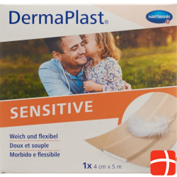 Dermaplast Sensitive Quick Bandage Skin-Coloured 4cmx5m Roll