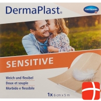 Dermaplast Sensitive Quick Bandage Skin-Coloured 6cmx5m Roll