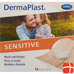 Dermaplast Sensitive Quick Bandage Skin-Coloured 6cmx5m Roll