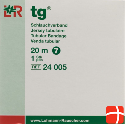 Lohmann Tg Schlauchverband 7cmx20m Weiss Rolle