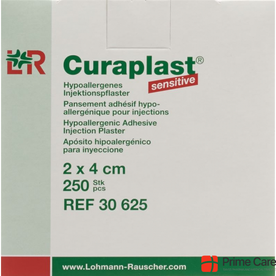 Curaplast Sensitive Injektionspfl 2cmx4cm 250 Stück buy online