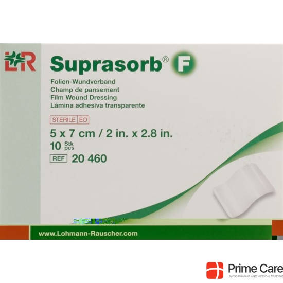 Suprasorb F Folien Verband 7x5cm Steril 10 Stück buy online