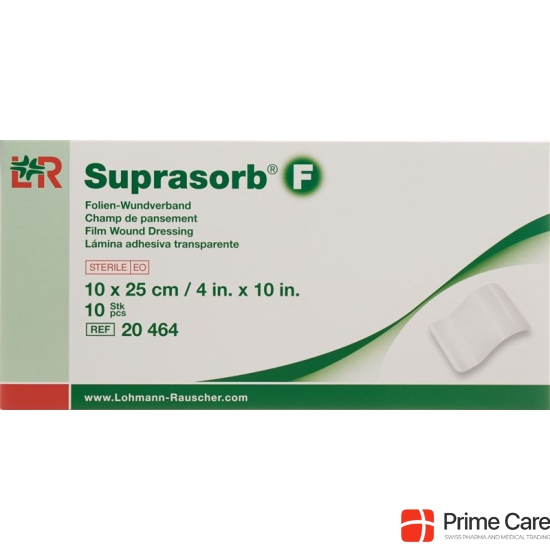 Suprasorb F Folien Verband 10x25cm Steril 10 Stück buy online