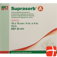 Suprasorb A Calcium Alginat Kompresse 10cmx10cm 10 Stück