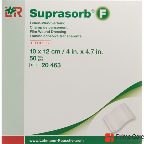 Suprasorb F Folien Verband 10x12cm Steril 50 Stück buy online