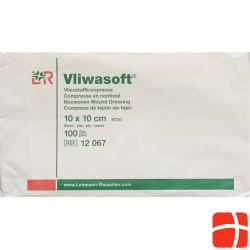 Vliwasoft Nw Kompressen 12 10x10cm 6-fach Beutel 100 Stück