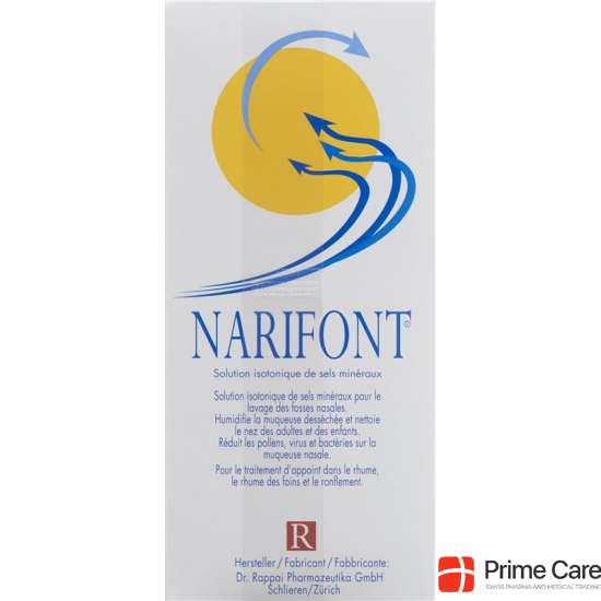 Narifont isotonische Mineralsalzlösung ohne Ballonpumpe 500ml buy online